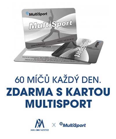 MultiSport karta v kapse = golfový trénink bez výmluv