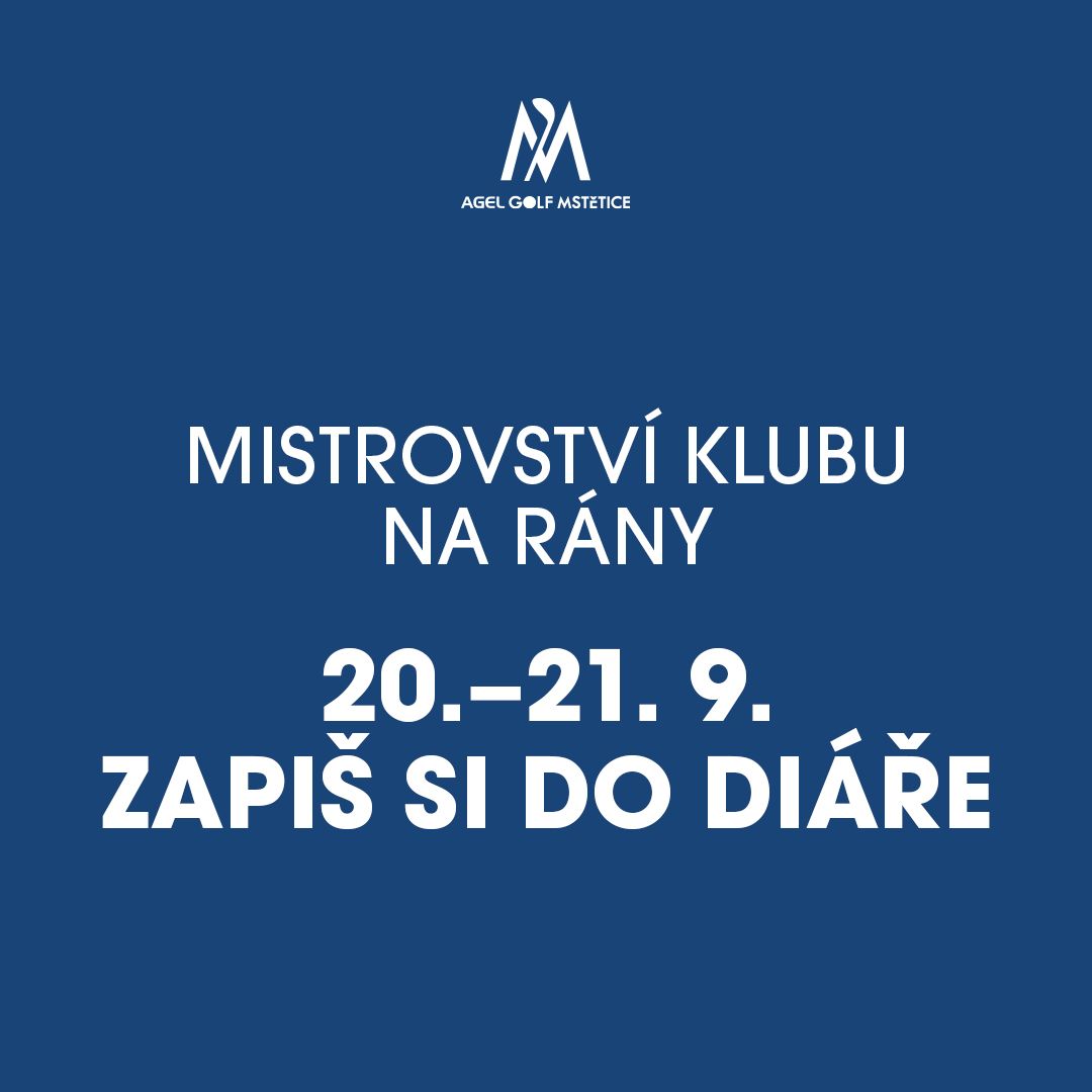 Mistrovství AGM ve hře na rány pro rok 2025