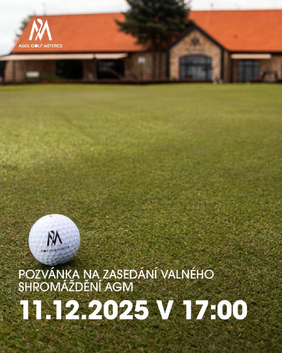 Pozvánka na zasedání valného shromáždění AGM